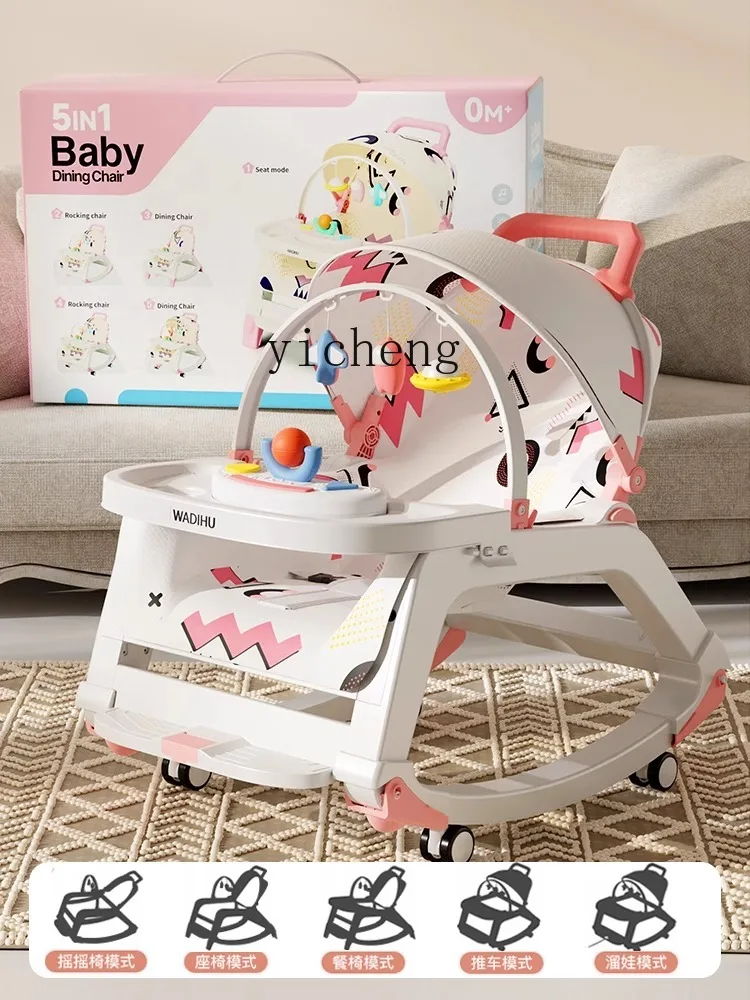 Tqh-Chaise à Bascule pour Bébé, Produit Fantastique pour Apaiser Bébé, Éducation Précoce, Cadeau d'Anniversaire pour Nouveau-Né