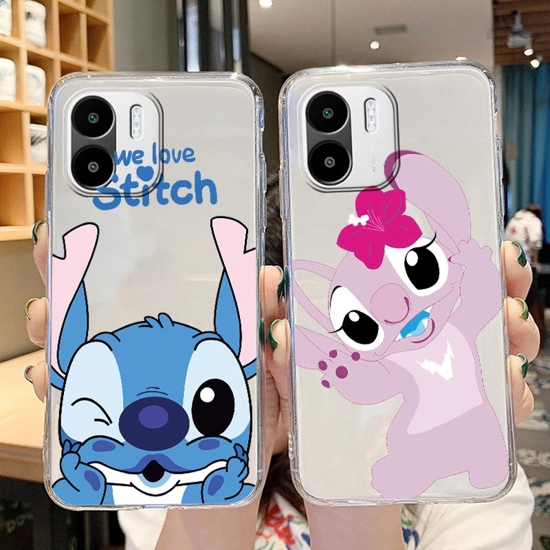 Kawayi Stich Monster For Redmi A1 A 2 Coque Protector Soft Phone Back Cover For RedmiA1 A 2 Silicone Funda Transparent Capa Cute