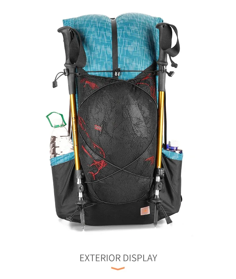 3F UL Gear Qidian Rucksack Outdoor Camping UHMWPE Rucksack Ultraleicht 40+16L Langlebige Tasche Wasserdicht Wandern Bergsteigen – Detail 8
