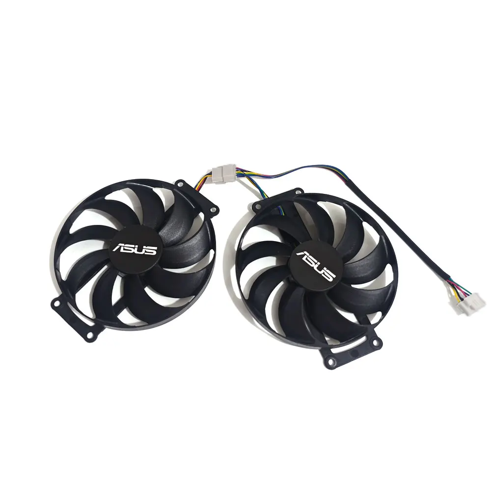 Nieuwe 2fan 6pin FDC10H12S9-C T129215su Videokaart Koelventilator, Voor Asus Gtx 1660, 1660ti, 1660S, 1650, Asus Rtx 2060, Rtx 2070