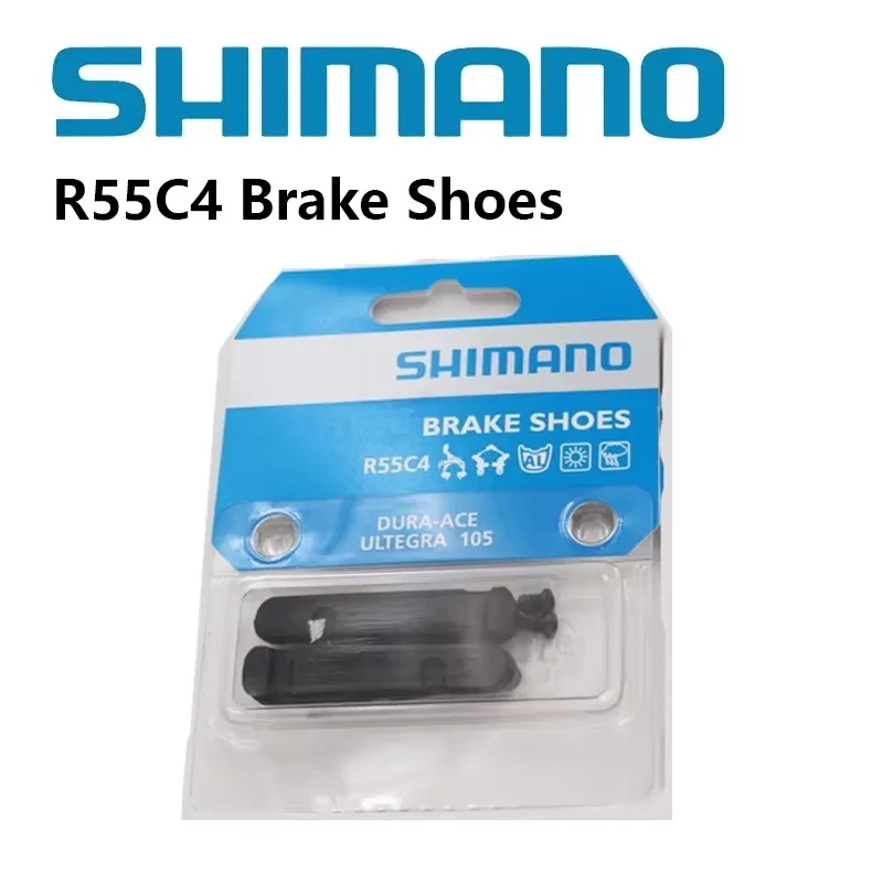 Shimano R55C4 Dura-ace Ultegra 105 R55C4 алюминиевый обод для шоссейного велосипеда, велосипедный картридж, тормозные колодки из оригинальных товаров, тормозные колодки