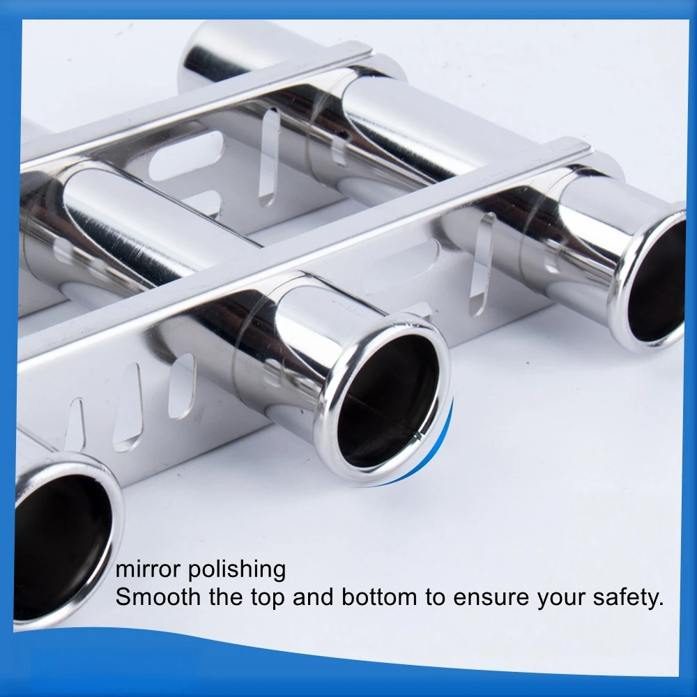 

Ship fishing rod base stainless steel three/four link fishing rod insertion bucket yacht fishing boat sea fishing rod support