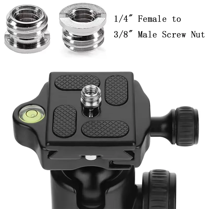 1/4" to 3/8" Screw Adapter Converter Threaded Spigot Mount for GoPro Action Camera Flash Tripod Monopod Light Stand Microphone gallery 4