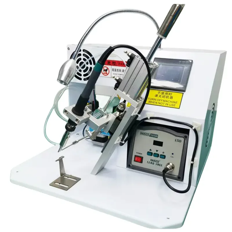 آلة لحام شبه أوتوماتيكية USB سلك البيانات المقاومة سلك الطيران لحام ماكينة لحام نقطي Led قطاع ضوء صنع