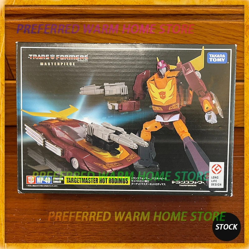 In Stock Original TAKARA TOMY MP40 Hot Rod Model Toys Collect MASTERPIECE TARGETMASTER HOT RODIMUS Transformers G1 Rodimus Prime