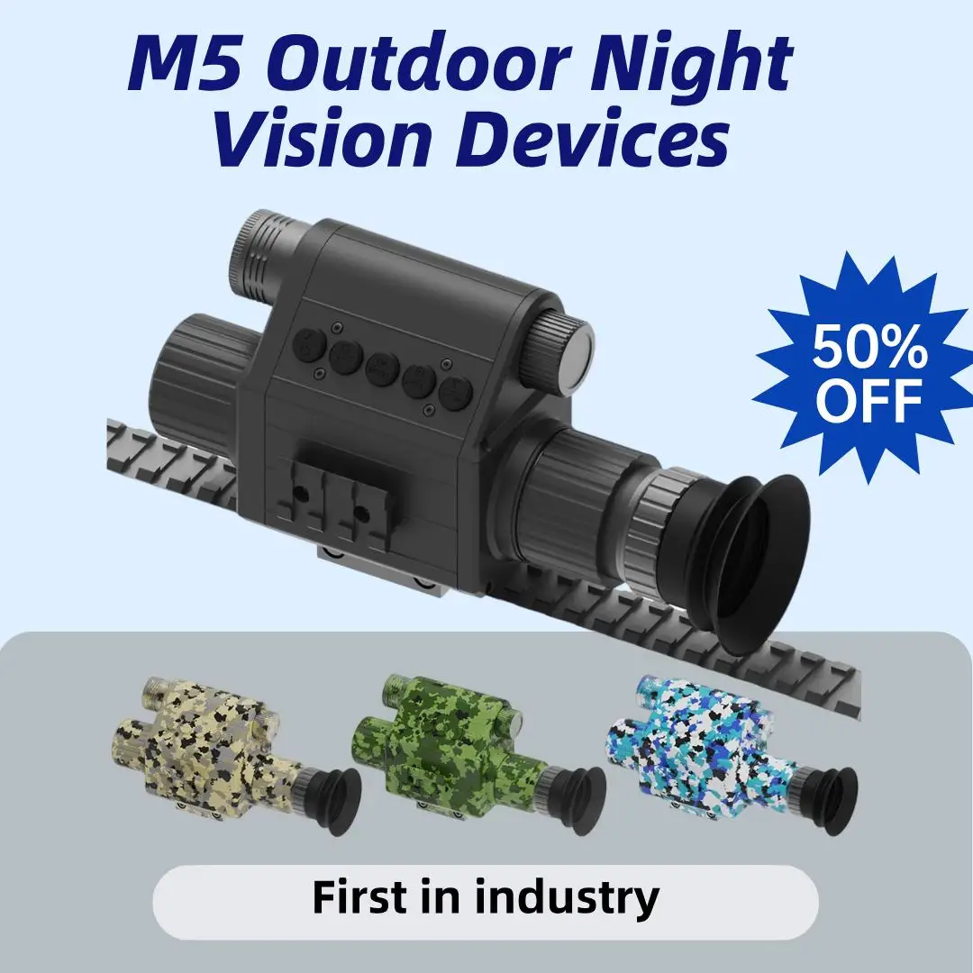 

2025 Megaorei M5 1080P Hunting Monocular Night Vision Scope 5x Zoom IR 850nm