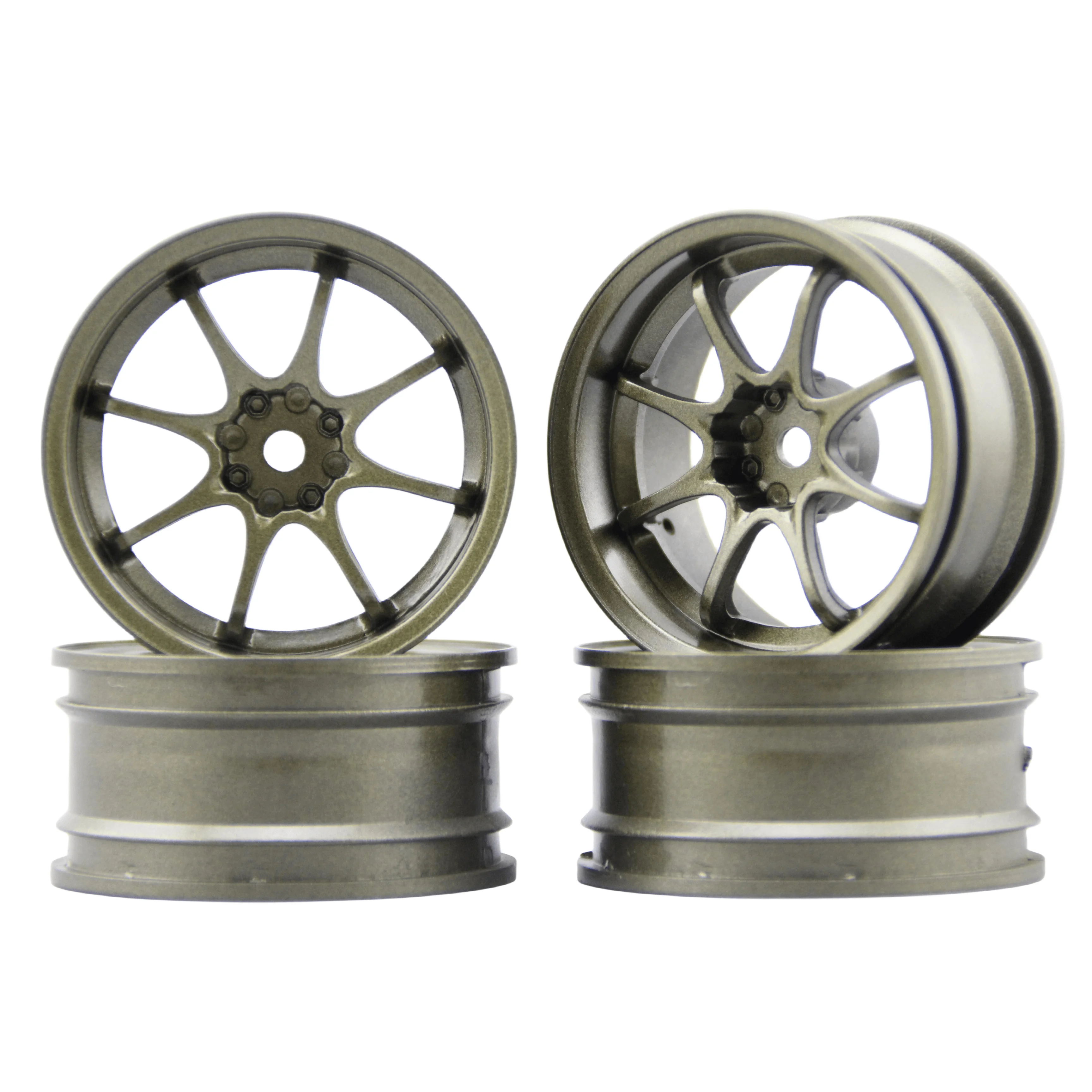 4pcs 1/10 Touring&Drift Wheel Rim W8S1BR(Painting Brozen) for 1:10 Touring&Drift Car 1/10 Rim 10282
