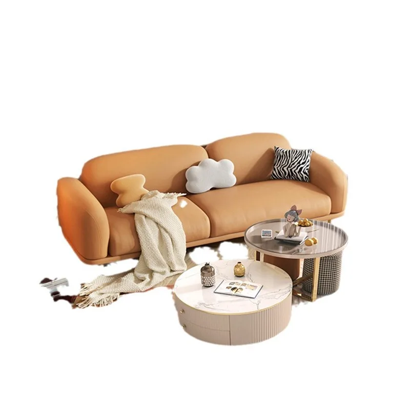

Modern simple small apartment technology fabric small sofa