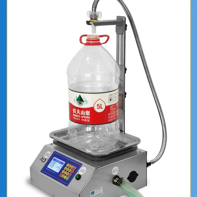 Разливочная машина для жидкости с цифровым управлением, разливочная машина для алкогольных напитков, парфюма, сока, молока, маленькие бутылки, разливочная машина с большим потоком