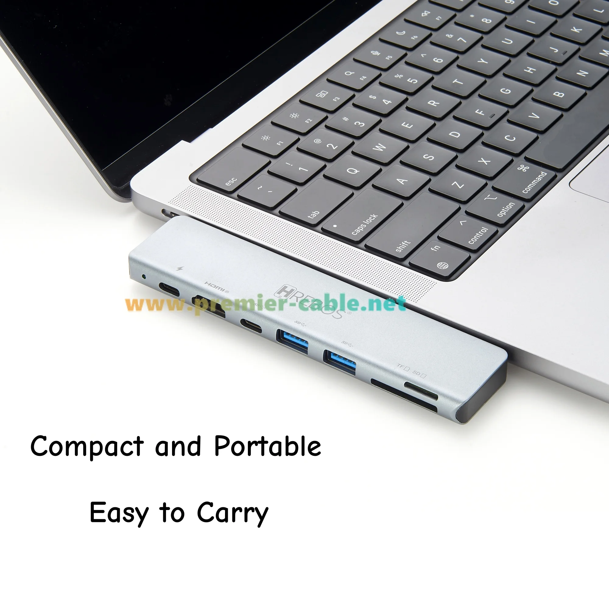 7in1 USB Cハブ USB Cドッキングステーション 高解像度マルチメディアインターフェース 4K@30Hz 100W急速充電 SD/TFカードリーダー