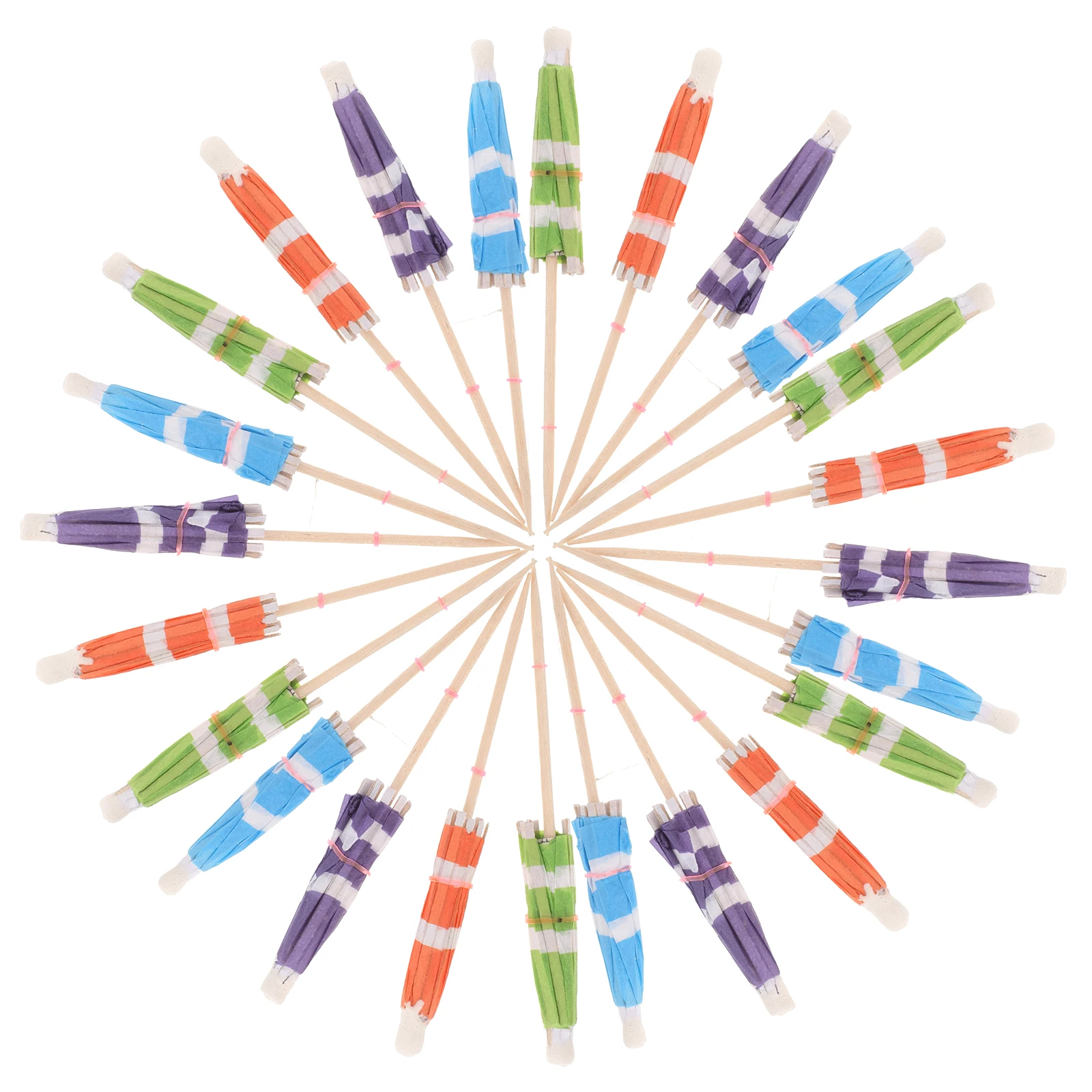 

50pcs Cocktail Umbrellas Drink Umbrellas for Drinks Mini Paper Umbrella Picks Decorative Food Party Supplies Safe Reliable