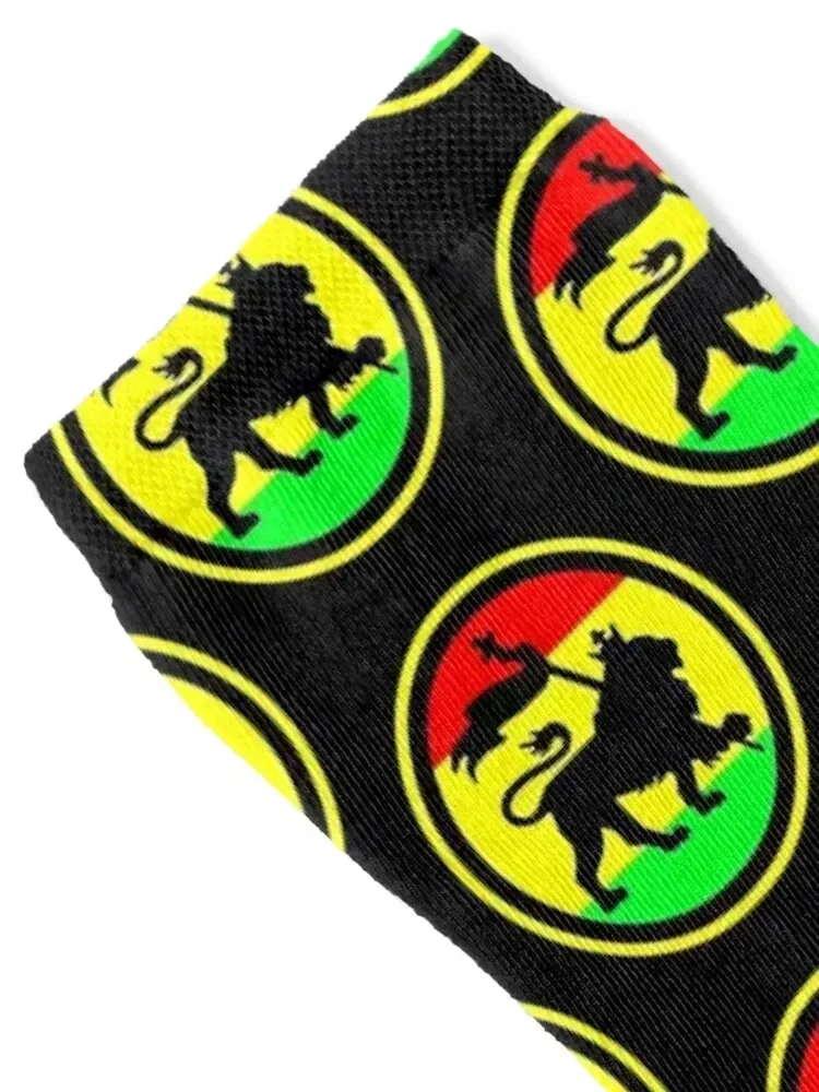 Rasta Lion Socks cartoon colored Socks Male Women's