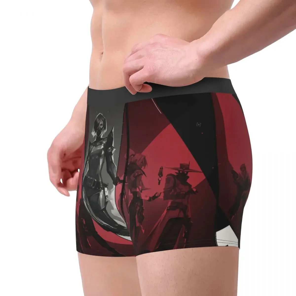 Valorant Game Fan Art Underpants Breathbale Panties Man Underwear Comfortable Shorts Boxer Briefs