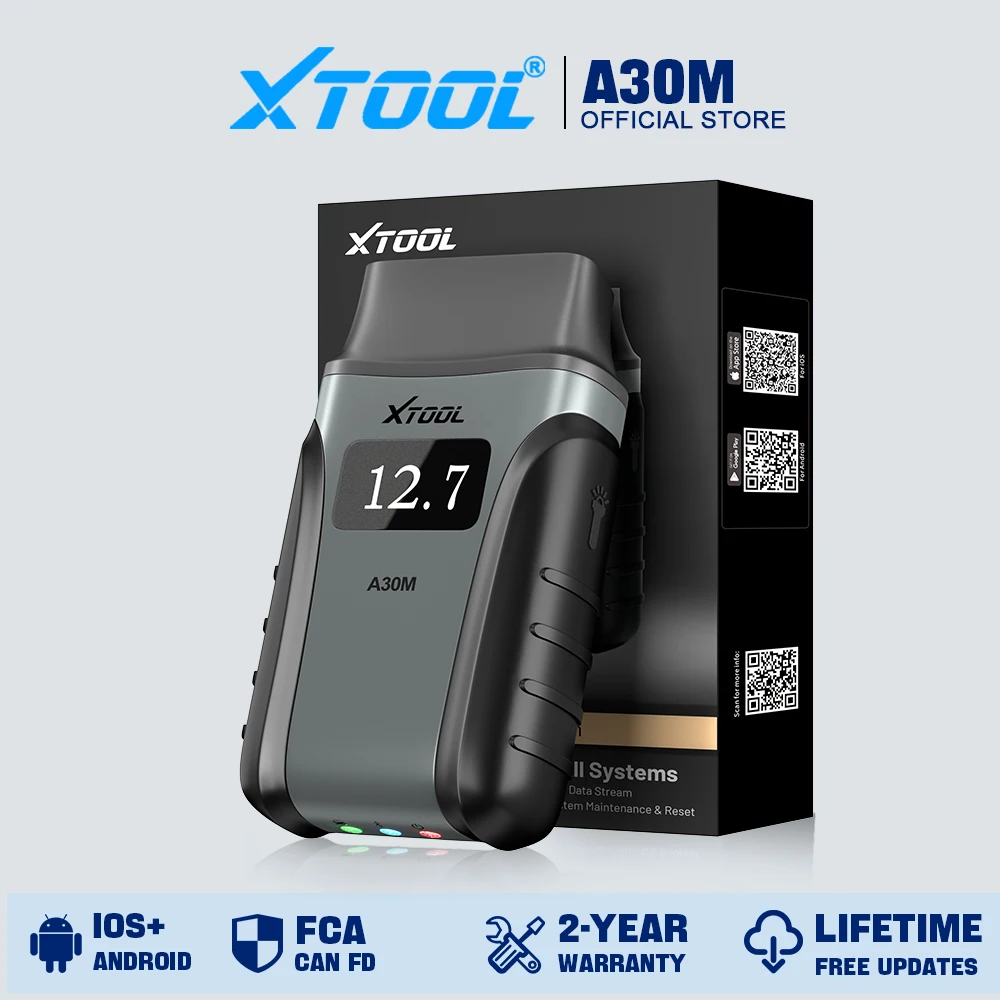 XTOOL A30M Pro: El Escáner de Diagnóstico Automotriz Más Avanzado para Técnicos y Propietarios de Vehículos