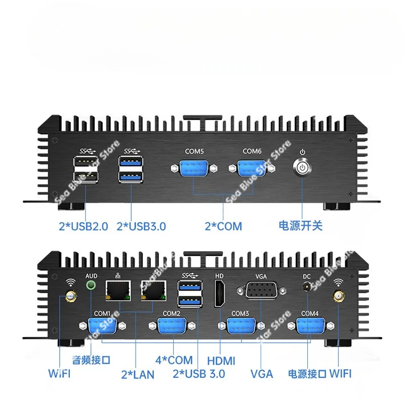 Industrial Control All-in-one Machine Host 2955U I3-5005U Industrial Computer High Industrial Dust-proof Computer Small Host
