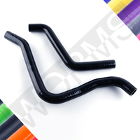 For 1999-2005 Mitsubishi Eclipse Galant Dodge Stratus 3.0L V6 6G72 Silicone Radiator Hose Tube Kit 2000 2001 2002 2003 2004