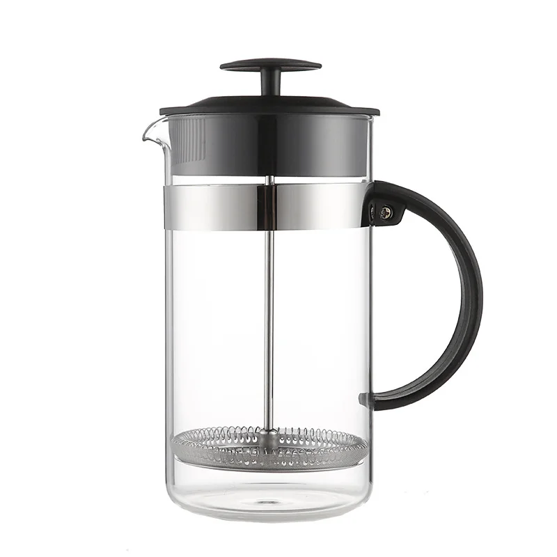 350-1000ml French Press Coffee Pot French Press Pot With Filter Heat Resistant Borosilicate Glass Coffee Pot Percolator Tea Milk