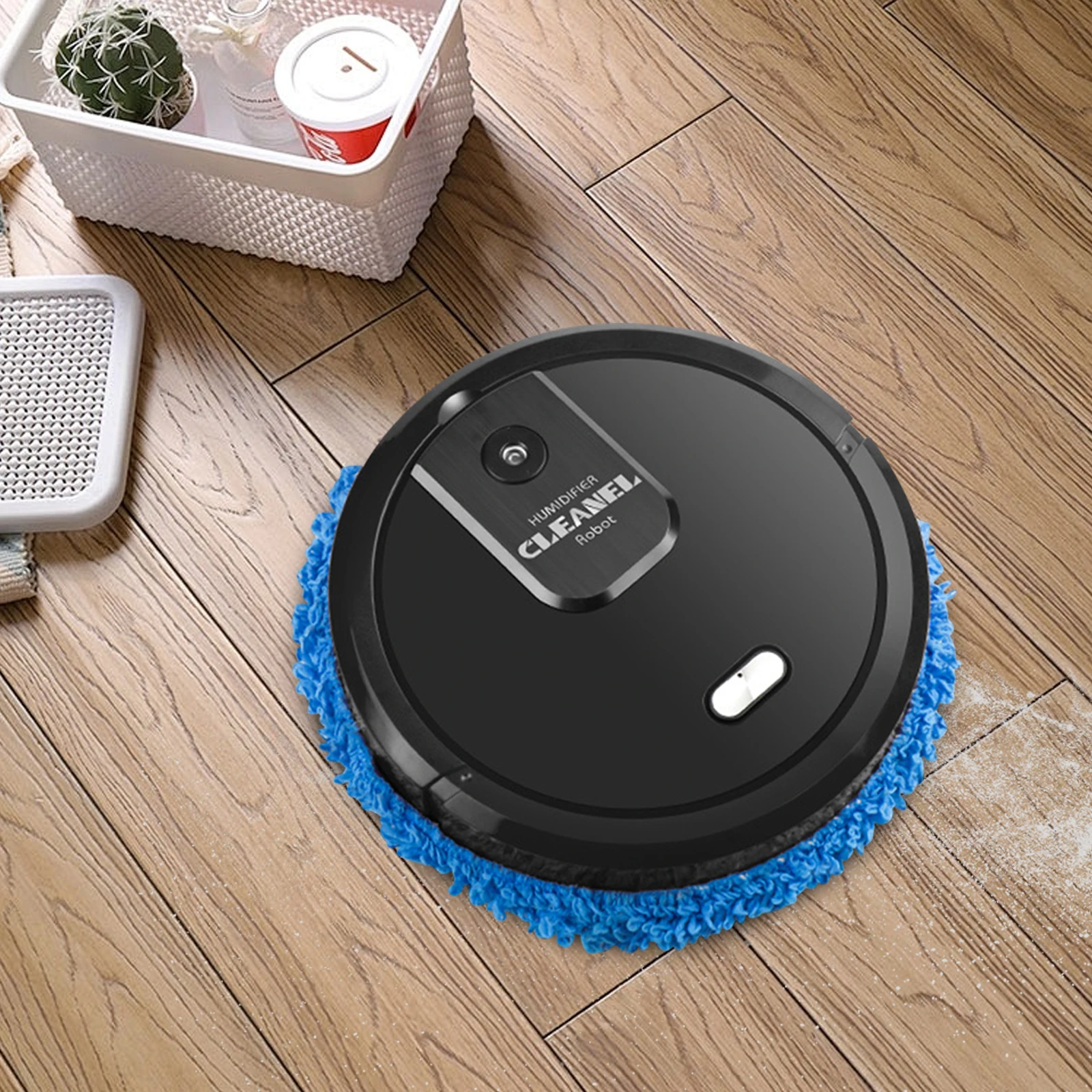 เครื่องซักผ้าพื้นไร้สายแบบเปียกแห้งแบบสมบูรณ์ ทําความสะอาดขั้นตอนเดียวสําหรับพื้นแข็ง ทําความสะอาดขอบ ทําความสะอาดตัวเองอัตโนมัติ น้ําหนักเบา