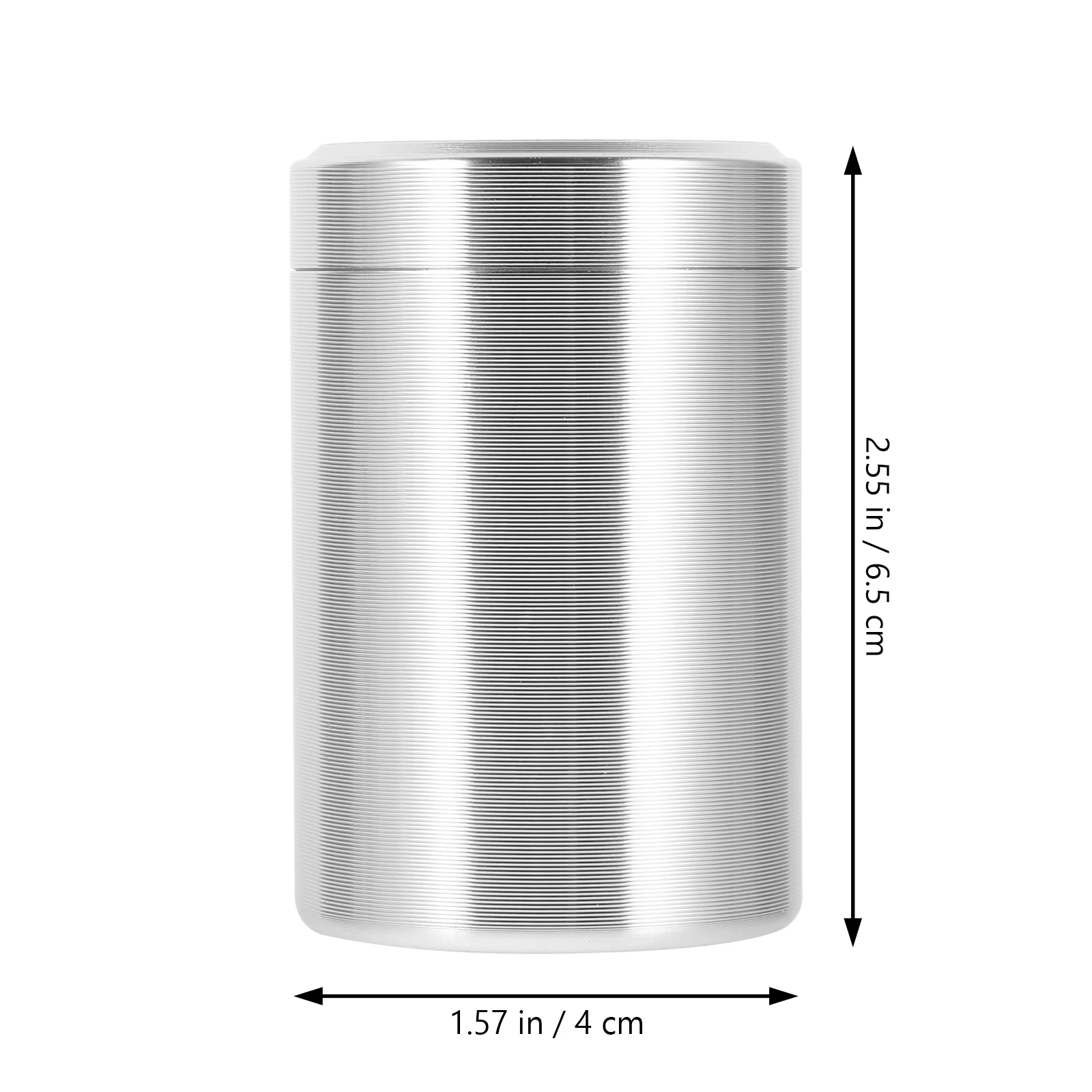 

Titanium Alloy Tea Canister Mini Portable Metal Storage Sealed Container UV Protection Loose Tea Jar Home Accessory