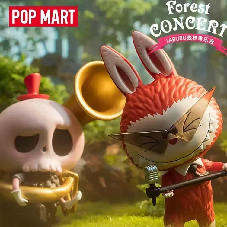 

POP MART Labubu Forest Concert Blind Box Toys Kawaii Anime Action Figure Caixa Caja Surprise Mystery Bag Toy