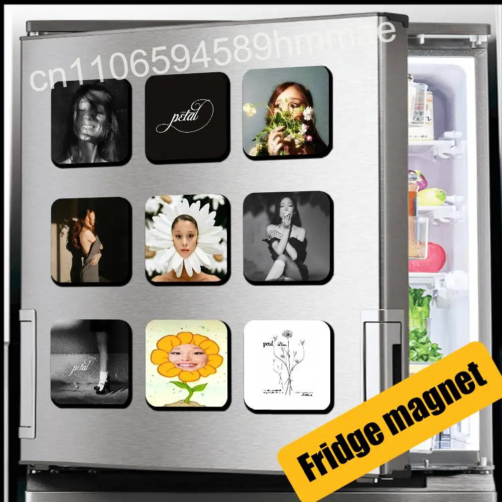 

For Singer A-Ariana Petal G-Grande Fridge Magnets Freezer Refrigerator Kitchen Metal Cabinet Magnetic Card Case
