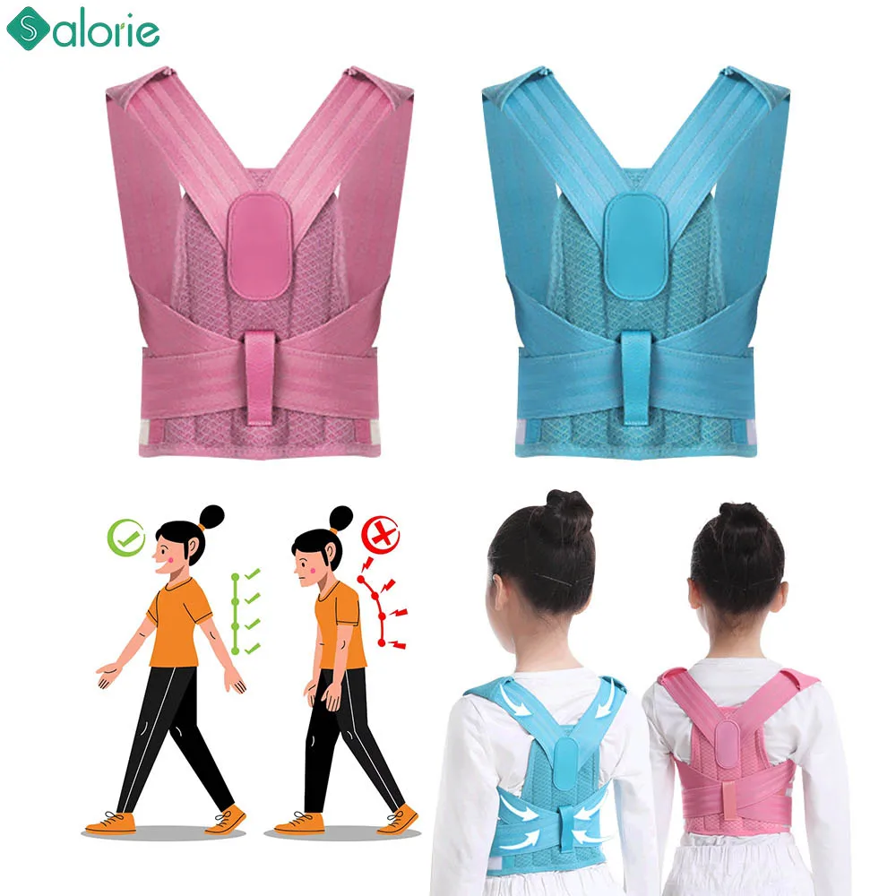 Back Brace Posture Corrector for Children Back Lumbar Support Shoulder Posture Support for Improve Posture & Back Pain Relief