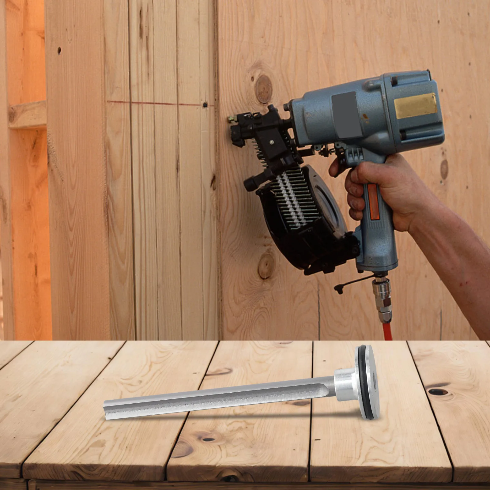 Driver de pistão para pregadores de bobina facilmente instalado, compatível com modelos NV45AB e NV45AB2 usando tecnologia O Ring