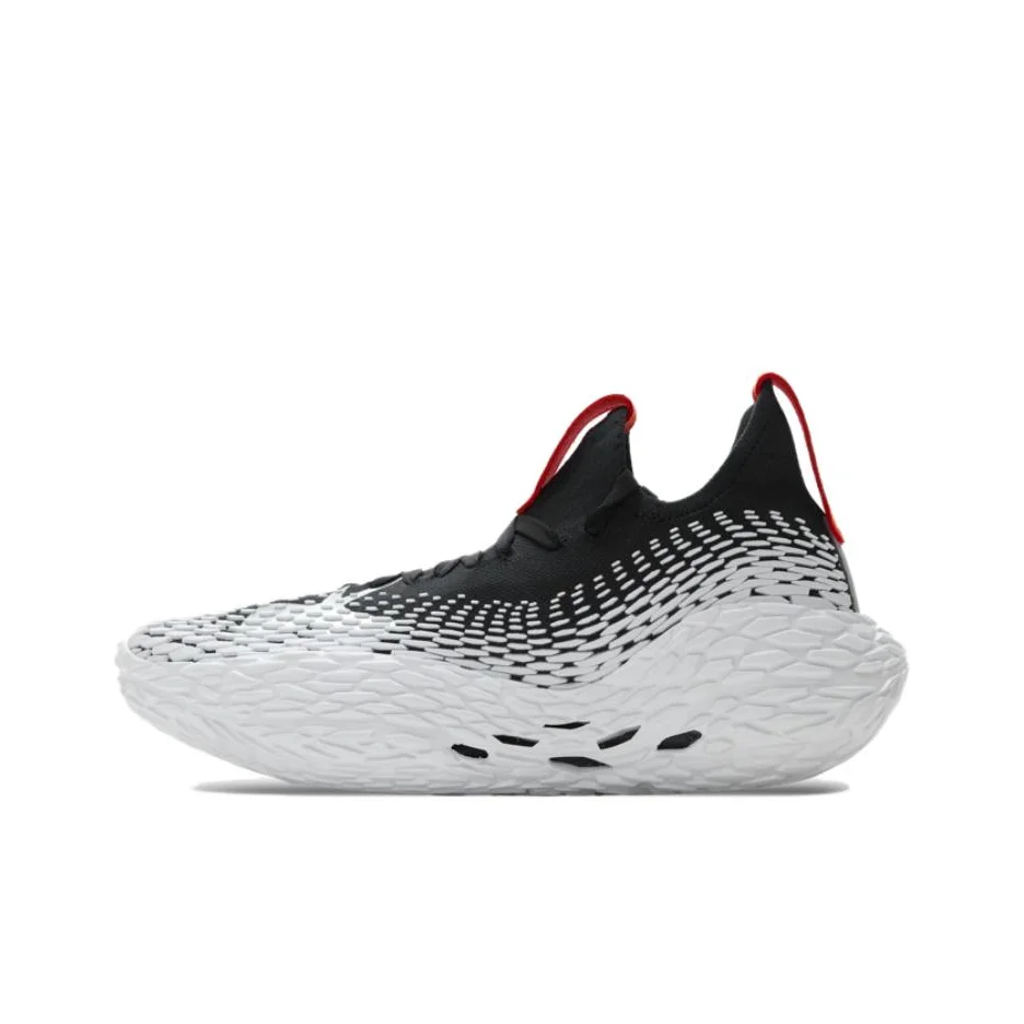 Under Armour Futr X Elite 2 Coverage Support Grip Low top Basketball Shoes Unisex White Black Red 6007019-001