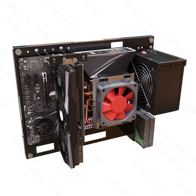 Open, Wall-mounted Chassis, Upper Wall-mounted Hole Board Main Board Bracket Supports ATX MATX