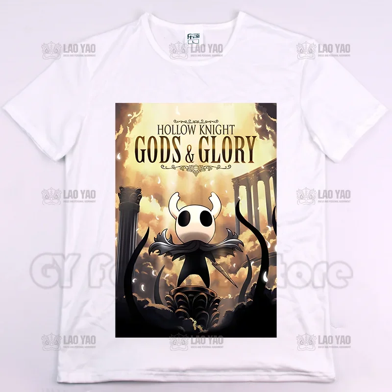 Hollow Knight Graphic T Shirts Game hemed -shirts Summer Short Sleeve HE KNIGH Funny Oversized  Shirt Vintage Kawaii image 6