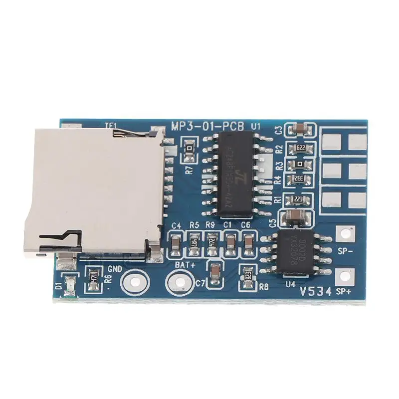 Módulo de fonte de alimentação Arduino GM 5V, inclui decodificador GPD2846A e amplificador de 2W