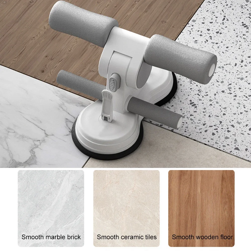 

Portable Sit Up Bar for Home Gym - Ab Workout Equipment w/ Non-Slip Foot Holder & Suction Cups, Core Trainer for Men/Women