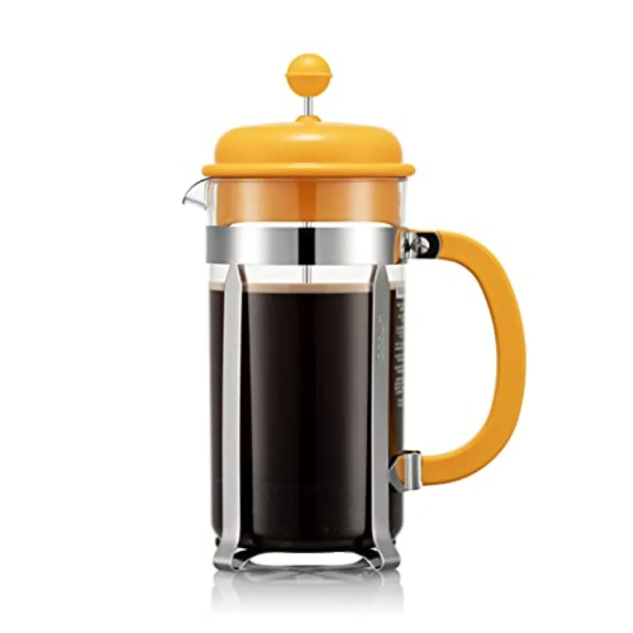 

Кофеварка CAFFETTIERA на 8 чашек Matisse из нержавеющей стали, черная, элегантный дизайн, прочная конструкция, легко чистится