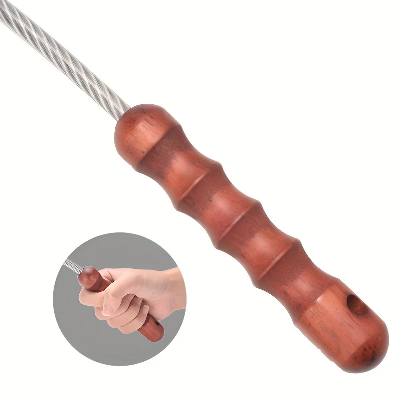 

Wood HandleTactical Whip Emergency Tool Self Defense Aluminum Anti Skid Glass Breaker Emergency Hammer Survival Kit/.,\[po