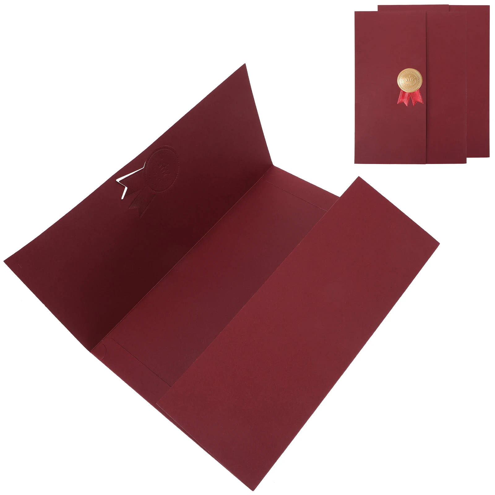 

Certificate Cover Paper Document Holder Protective Keepsake Folder Envelope Storage Practical Diploma Holders File Folder