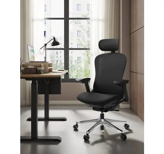 SONGMICS office chair, desk chair, front or rear adjustable seat