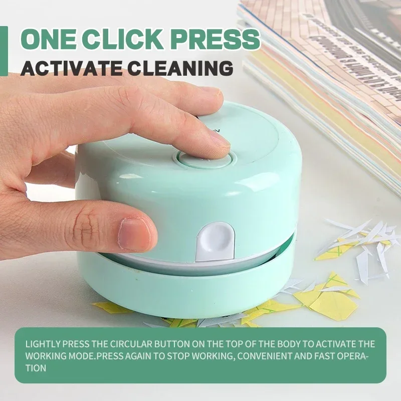 Mini-reinigingsmachine draadloze reiniger gelijkstroommotor Luchtpistool Stofzuiger autostofzuiger Robot glazenwasser