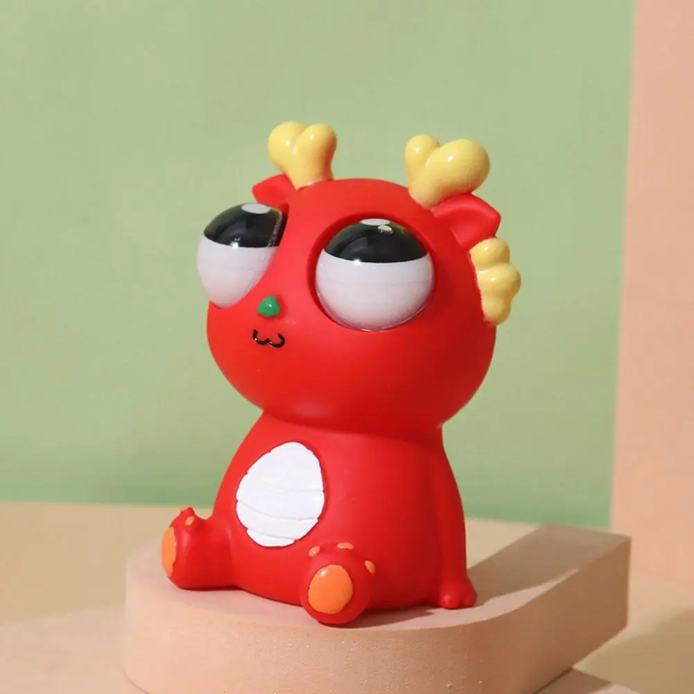 Creative Eyeball Burst Squeeze Toy Explosive Eye Dragon Dinosaur Decompression Toy Squeezing Joy Squeezing Staring Eye Funny Toy