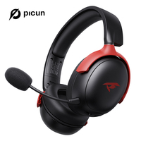 Picun G3 2.4GHz Wireless Gaming Headset Low Latency 53mm 3D Spatial Audio ENC Mic HD Call Bluetooth Headphones for Gamer PC PS5