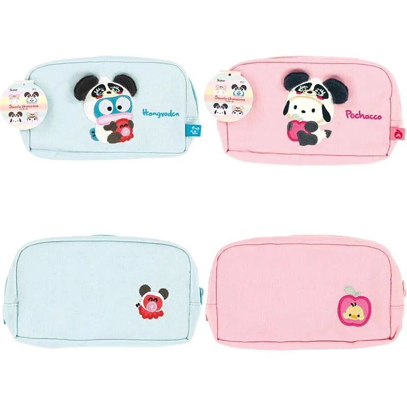 

Anime Cartoon Pochacco Cute Pencil Case Learning Stationery Storage Container Outing Coin Purse Embroidered Print Wallet