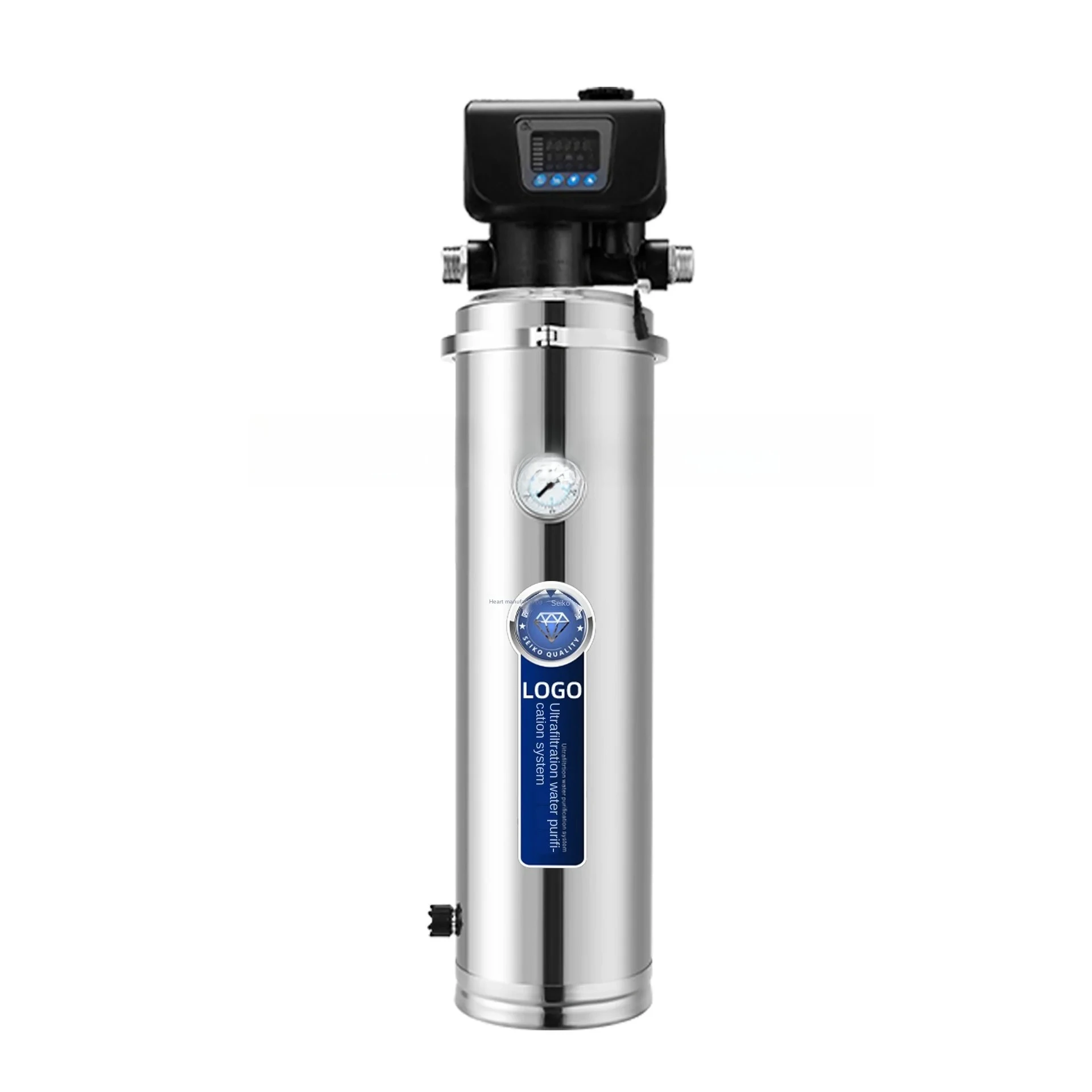 

Large Flow 304 Stainless Steel Ultrafiltration Water Purifier Whole House Central Automatic Backwash Valve Head for