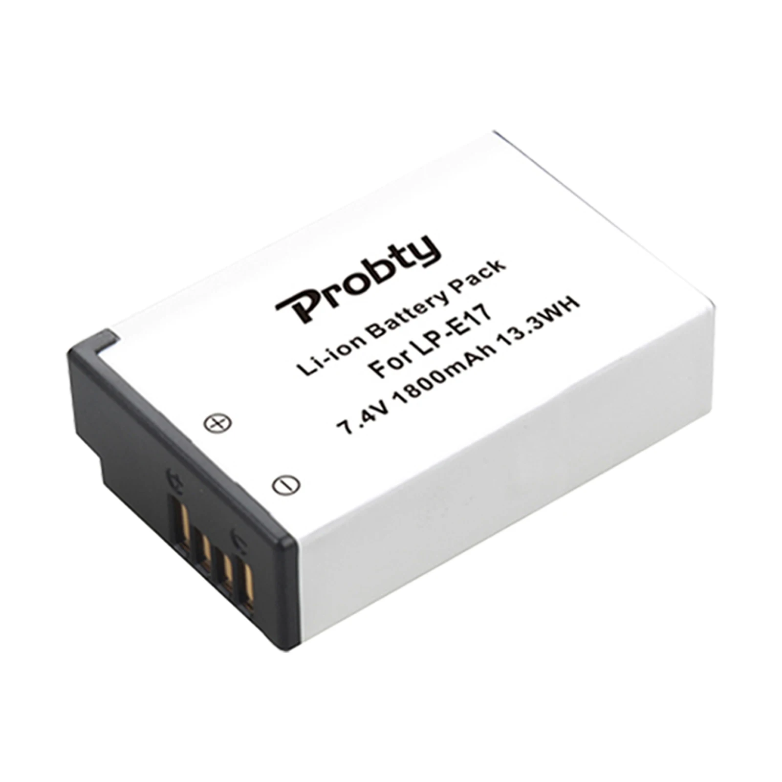 Probty LP E17 LP-E17 Battery with Fast 2-Slot Charger for Canon SL2 SL3 RP 200 250D M3 M5 M6 750D 760D T6i T6s 8000D X8i