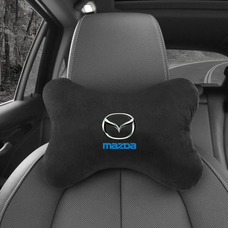 

Car Seat Belt Protect Shoulder Pads Headrest Neck Pillow For Mazda 2 3 5 6 8 CX5 CX-5 CX-7 CX-9 MX-5 ATENZA Axela