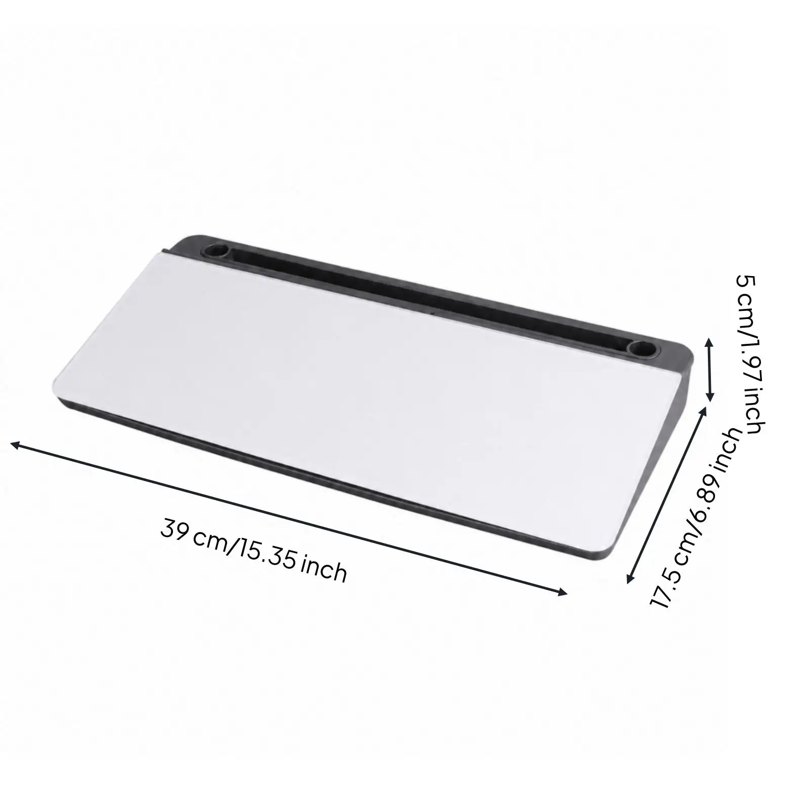 Tempered Glass Whiteboard for Desk with Marker and Eraser Set for Daily Task Reminders and Notes