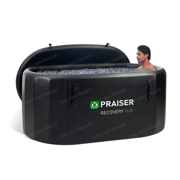 Stock 160/100/80cm Portable Ice Barrel Ice Bath Tub Cold Plunge Therapy Recovery Pod