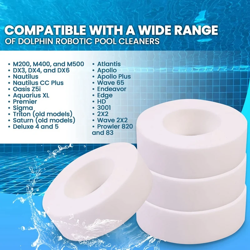 Pool Cleaner Climbing Rings For Dolphin Maytronics M200/M400 M500 Replace Part 6101611-R4 Pool Filter Part 9991432R4 Easy To Use