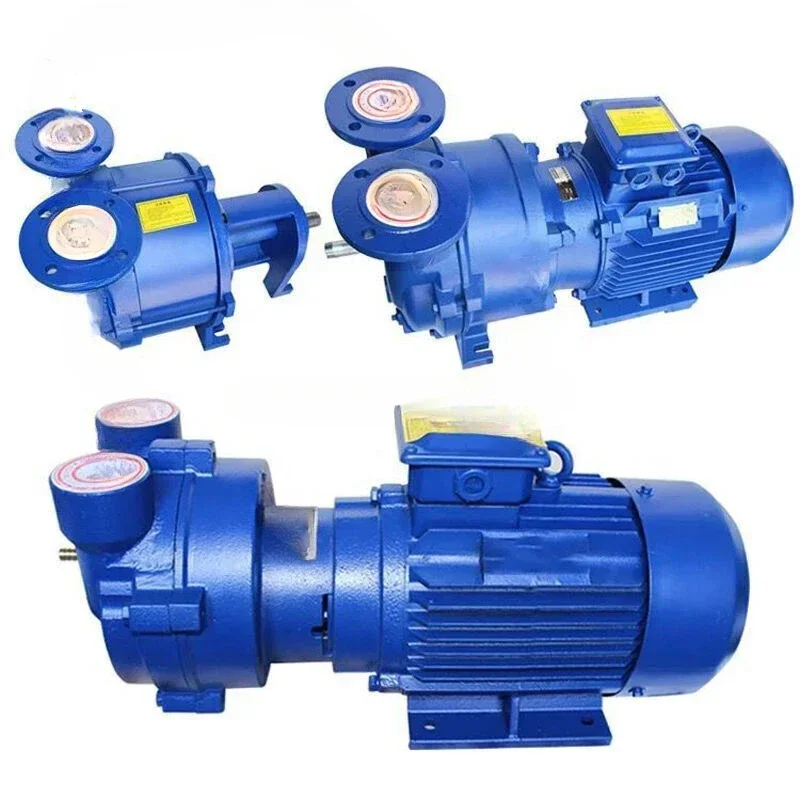 2BV cast iron/stainless steel/copper impeller water ring vacuum pump air circulation liquid ring vacuum pump