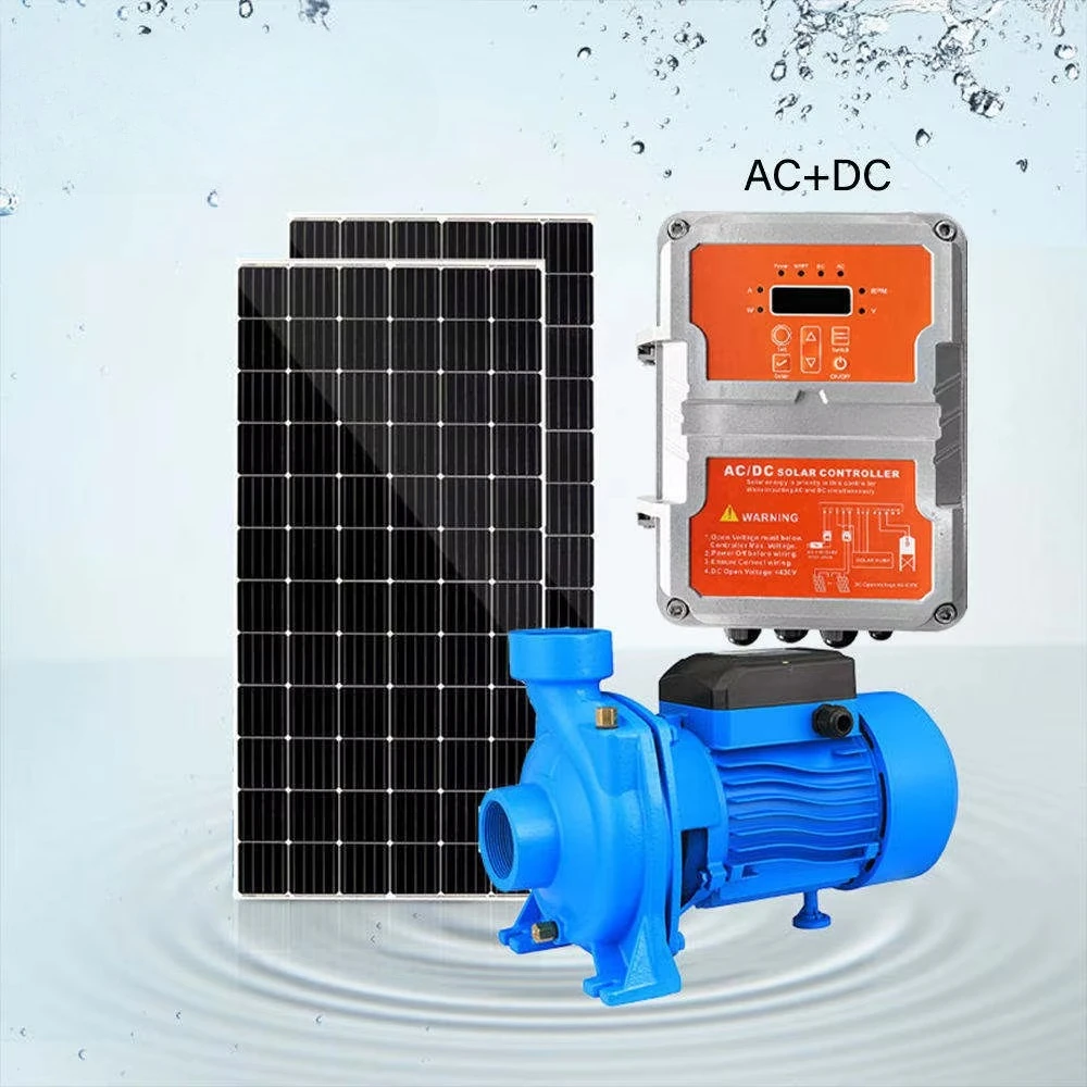 

Горизонтальный центробежный насос высокого давления высокого расхода, индивидуальный солнечный насос 1500 Вт