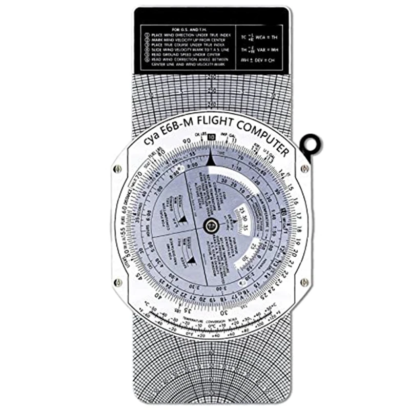 E6B Metal Circular Slide Rule Flight Computer Aviation Plotter Circular Slide Rule Used In Aviation Flight Training