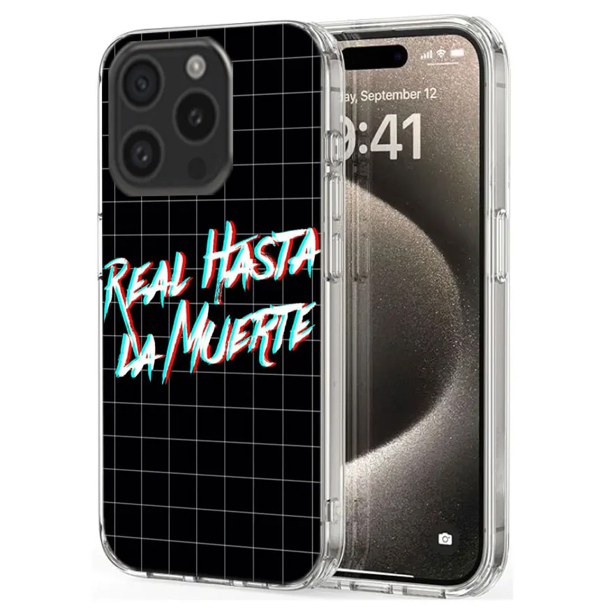 Anuel AA Real H-Hasta La M-Muerte Clear Phone Case For Apple iPhone 12 13 Mini 11 14 15 16 Pro Max Cover XS MAX XR Soft